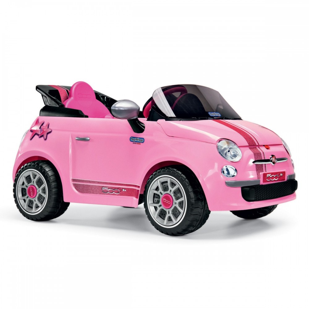 Детский электромобиль Peg Perego Fiat 500 Star pink / розовый для катания  детей купить за в Сочи