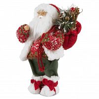 Maxitoys Дед Мороз в Свитере и Шапке, 32 см  / цвет белый, красный					