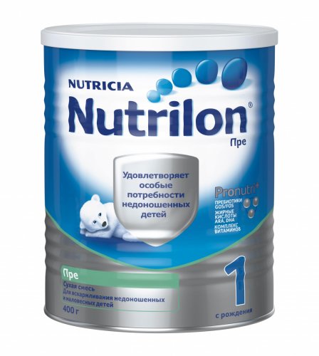 Сухая молочная смесь Nutrilon Пре с рождения для недоношенных детей   400 г