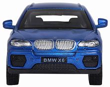 Автопанорама Инерционная металлическая машинка BMW X6 / цвет синий					