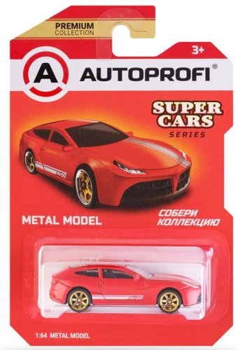 Autoprofi Машинка коллекционная 1:64 Super Cars / цвет красный