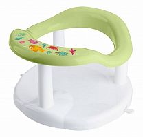 Пластишка Сиденье для купания детей с декором зеленый					