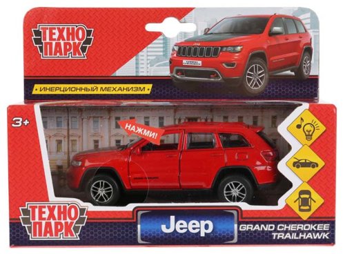 Технопарк Металлическая легковая машина «Jeep Grand Cherokee»