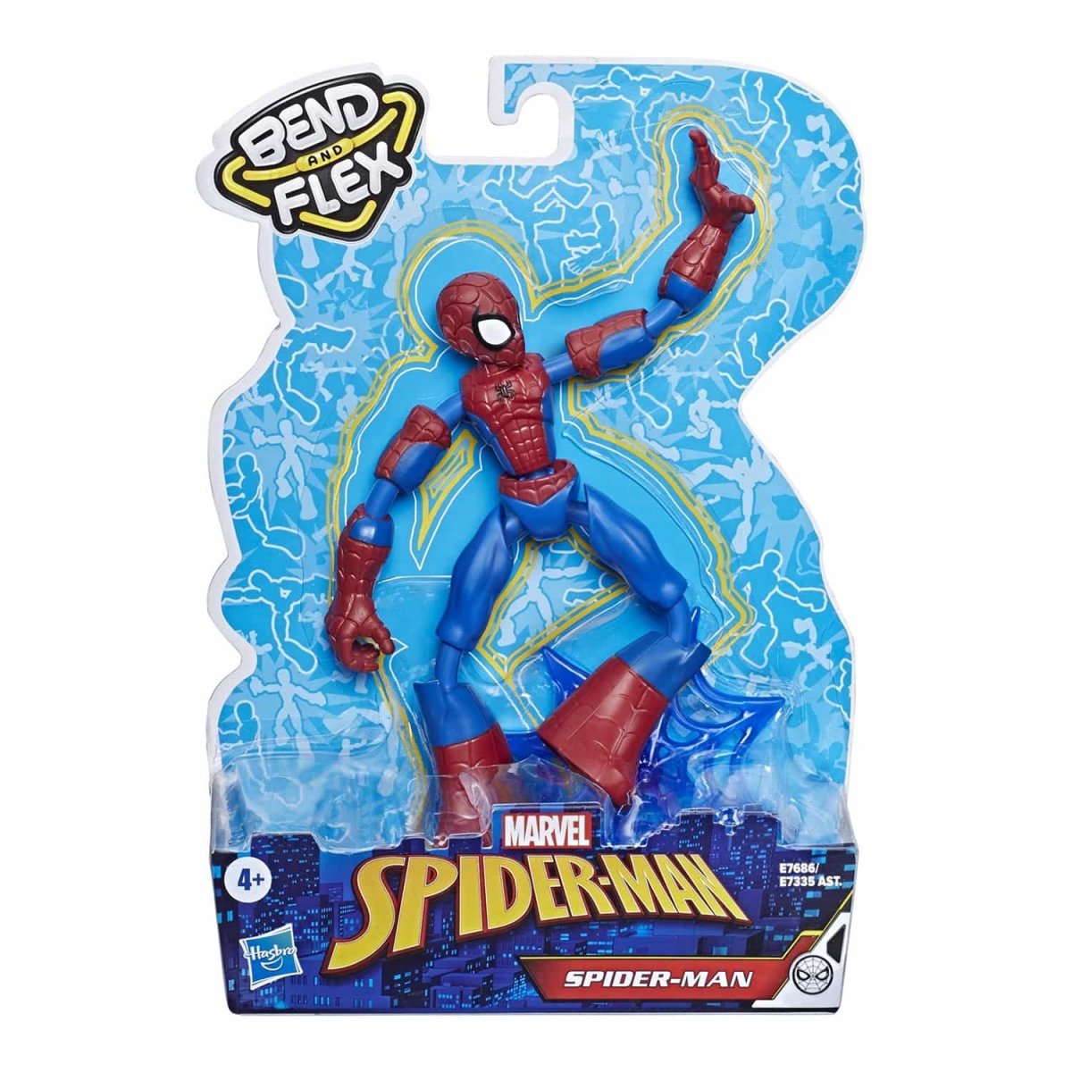 MARVEL Игровая фигурка Spider-Man Bend and Flex Человек-паук, 15 см