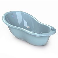 Kidwick Ванночка для купания Шатл с термометром /цвет голубой					