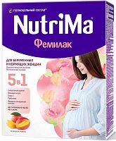 NutriMa Фемилак 5 в 1 для беременных и кормящих женщин, со вкусом манго					