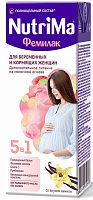 NutriMa Фемилак 5 в 1 для беременных и кормящих женщин, со вкусом ванили					