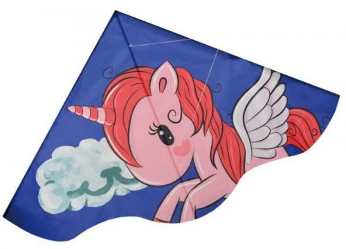 Воздушный змей "Летающий пони" 271413 / цвет сине-розовый