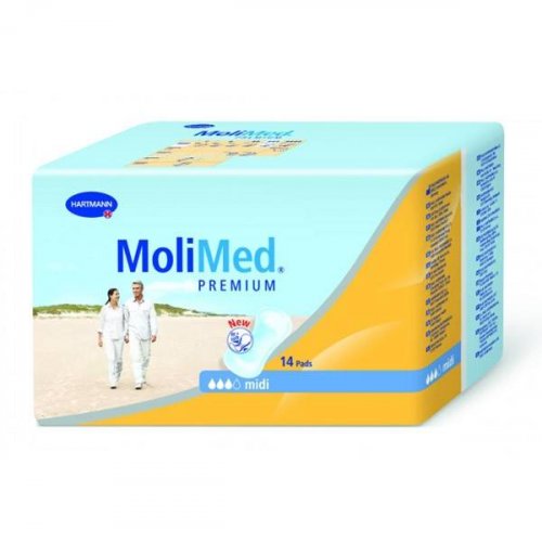 Хартманн Molimed Premium midi прокладки урологические для женщин  №14