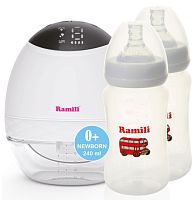 Ramili Двухфазный электрический молокоотсос SE500 с 2 бутылочками					
