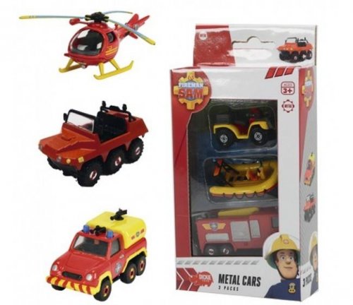 игрушка Пожарный Сэм, Игрушка транспортная, 3шт.