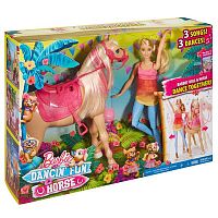 Кукла Barbie и танцующая лошадка					
