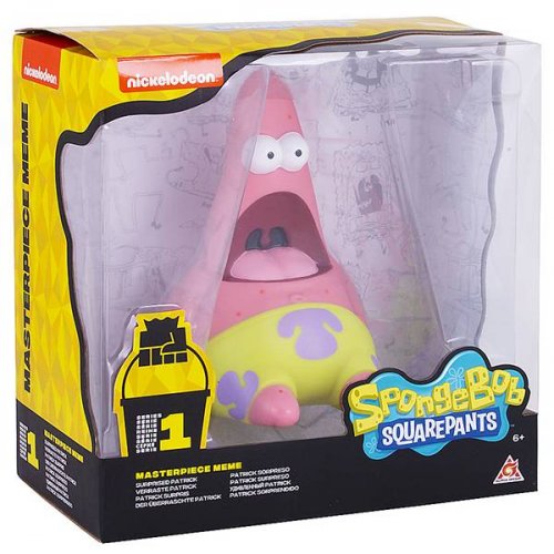игрушка SpongeBob SquarePants игрушка пластиковая 20 см  -  Патрик удивленный (мем коллекция)