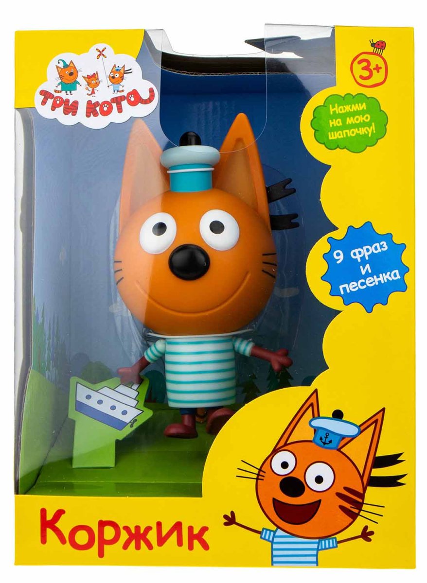 1toy Игрушка музыкальная Три кота Коржик