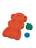 Everflo Матрас-губка для купания / цвет персиковый для купания младенца