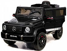 Rivertoys Детский электромобиль Mercedes-Benz G63 (K999KK) / цвет черный глянец					