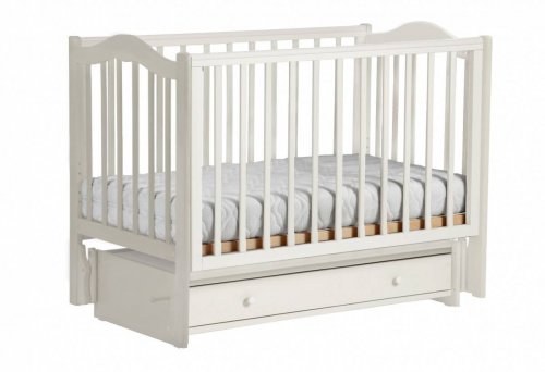 Кроватка для новорожденного Лель Кубаночка-1 БИ 37 маятник / ваниль