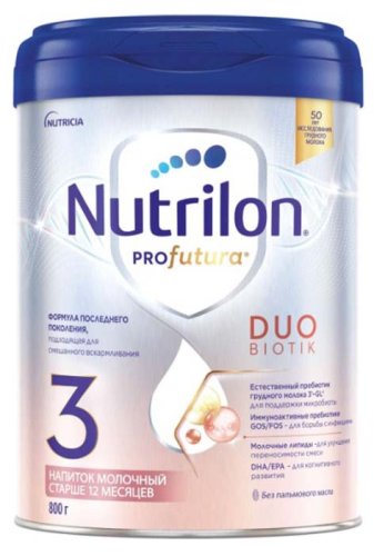 Nutrilon Сухой молочный напиток Profutura Duo Biotik, 800 г, с 12 месяцев