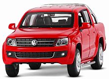 Автопанорама Инерционная металлическая машинка Volkswagen Amarok / цвет красный					
