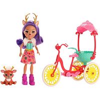 Enchantimals Кукла с питомцем и транспортным средством "Велосипедисты"