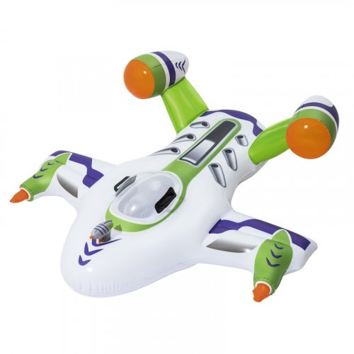 Bestway игрушка для катания верхом 150 х 140 см с брызгалкой самолёт, заплатка