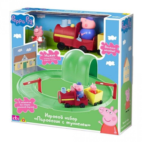 игрушка Peppa Pig Детский игровой набор "Паровозик с туннелем"