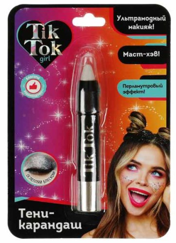 Tik Tok Girl Тени-карандаш для век / цвет белый