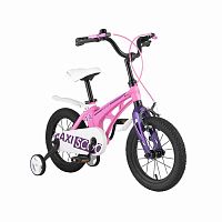 Maxiscoo Детский двухколесный велосипед Стандарт плюс 14", серия "Cosmic" (2021), цвет / розовый матовый