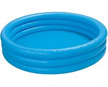 Intex бассейн надувной 114Х25см голубой "Кристалл"