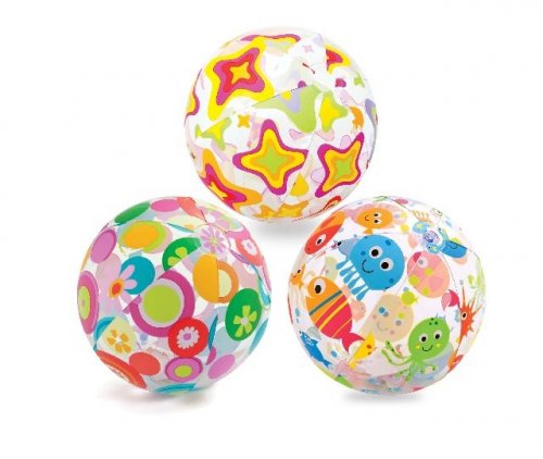 Intex Мяч надувной Lively Print Balls 18615 / цвет комбинированный