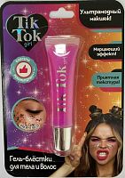 Tik Tok Girl Гель-блёстки для тела и волос / цвет розовый					