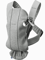 BabyBjorn Рюкзак для переноски ребенка Mini, 3D Jersey / цвет светло-серый