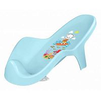 Пластишка Горка для купания детей с декором / цвет Голубой для купания младенца