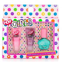 Игровой набор / Декоративная косметика для губ и ногтей / POP Girls