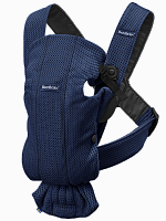 BabyBjorn Рюкзак для переноски ребенка Mini, 3D Mesh / цвет темно-синий