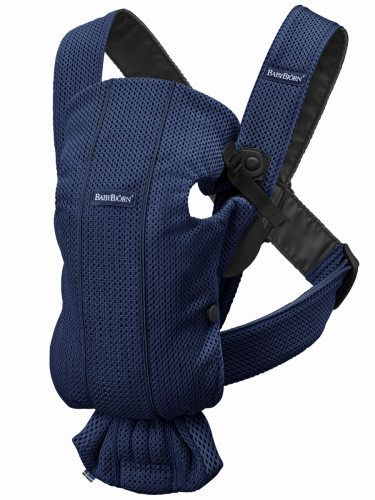 BabyBjorn Рюкзак для переноски ребенка Mini, 3D Mesh / цвет темно-синий