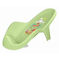 Пластишка Горка для купания детей с декором / цвет Зеленый для купания младенца