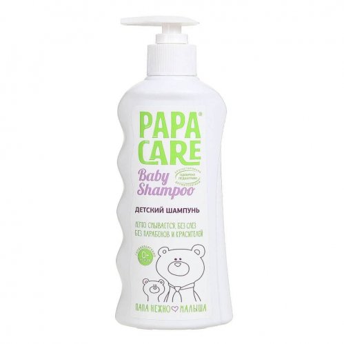 Papa Care-Шампунь детский для волос с помпой 250 мл