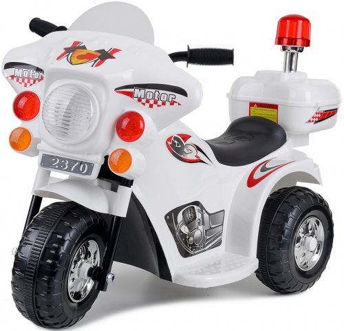 Rivertoys Детский электромотоцикл 998 / цвет белый