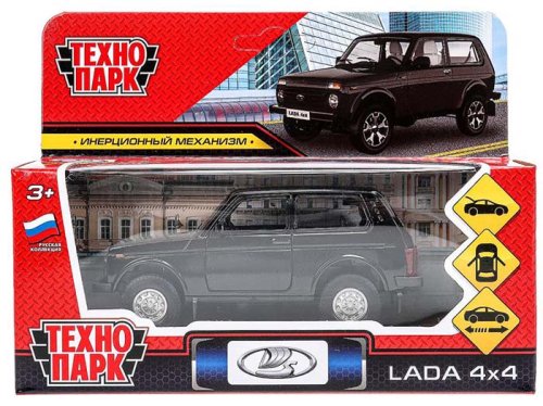 Технопарк Металлическая модель «Lada 4x4»