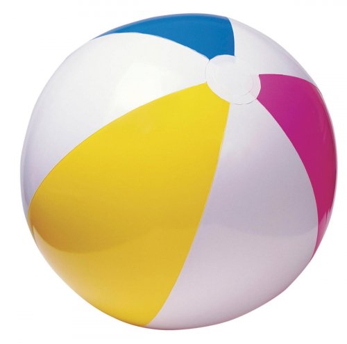 Intex Мяч надувной Цветные дольки 18614 / цвет комбинированный